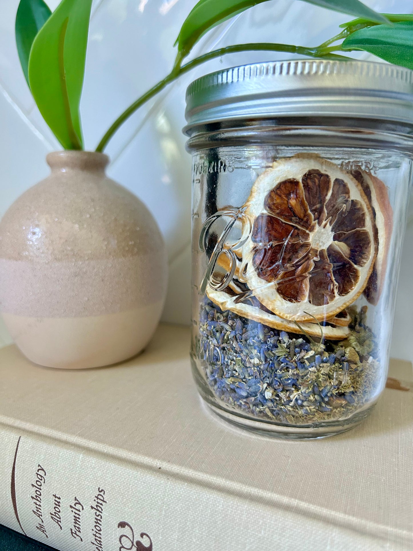 Lavender Garden Simmer Pot Jar