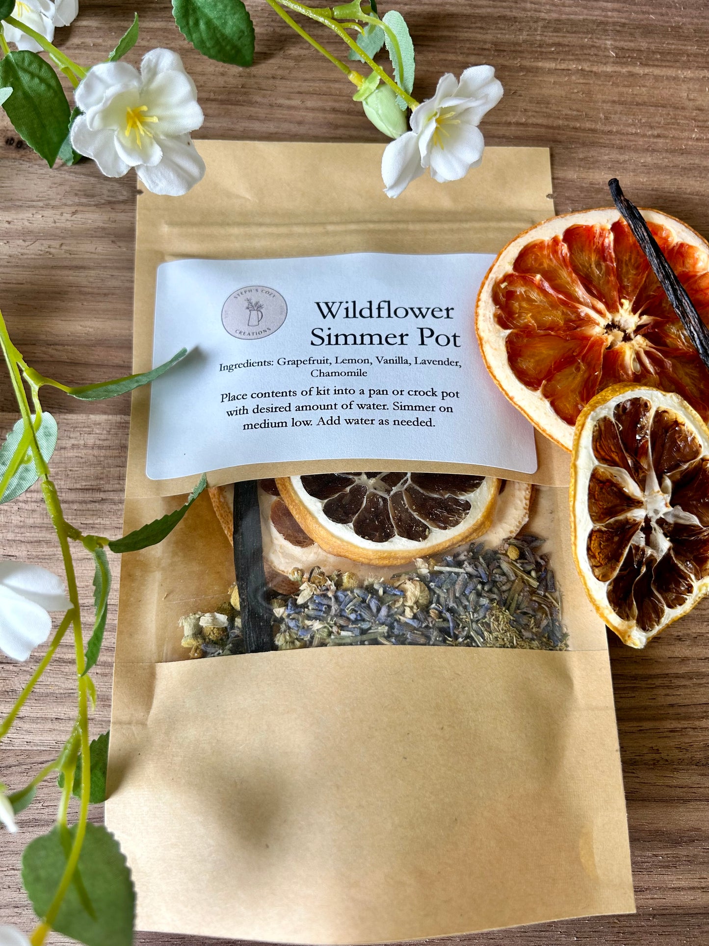 Wildflower Simmer Pot