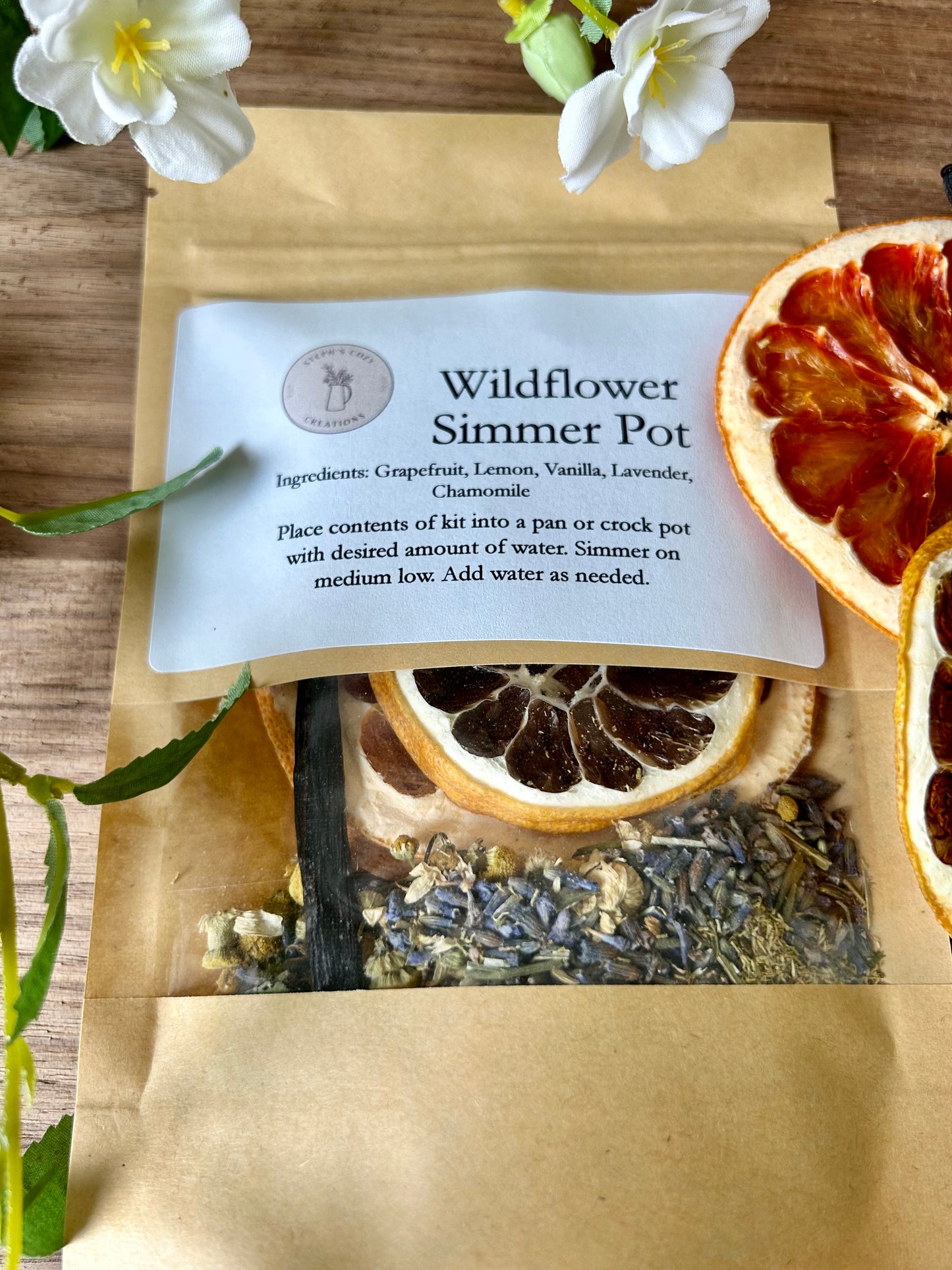 Wildflower Simmer Pot