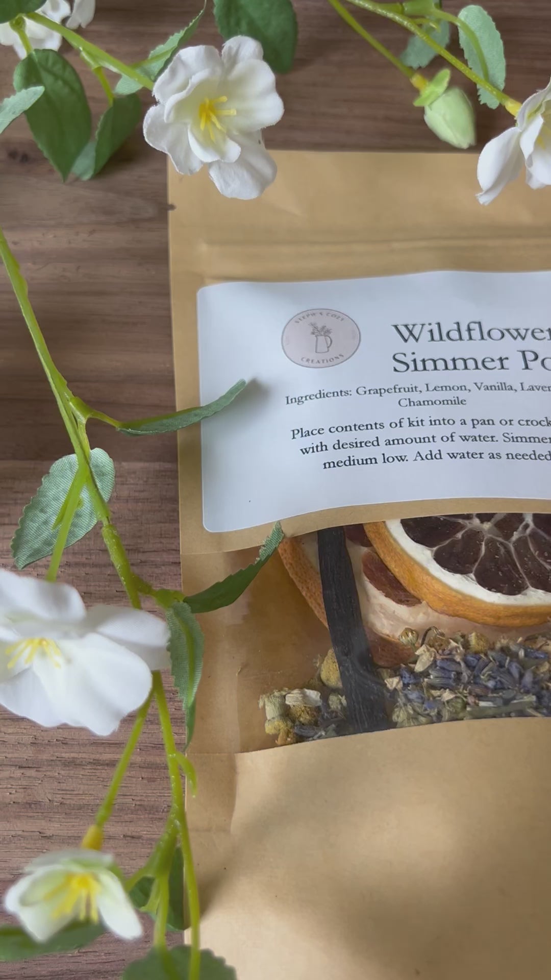 Wildflower Simmer Pot – Steph's Cozy Creations